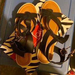 Black sandals